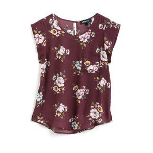 Alice Blue Bushnell One Pocket Blouse- XS